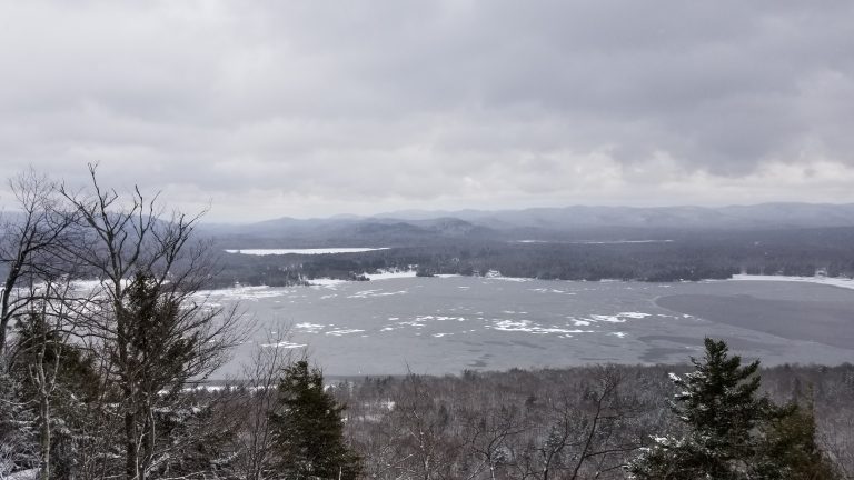 Hiking the Adirondacks: Echo Cliff (Panther Mountain) in Winter