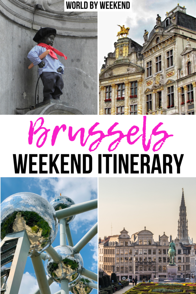 Pinterest pin for this Brussels weekend itinerary.