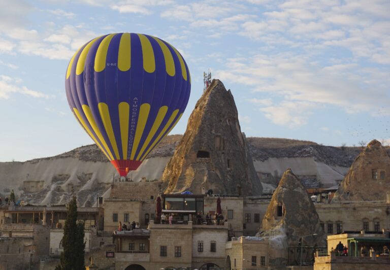 hot air balloon over Goreme, Cappadocia