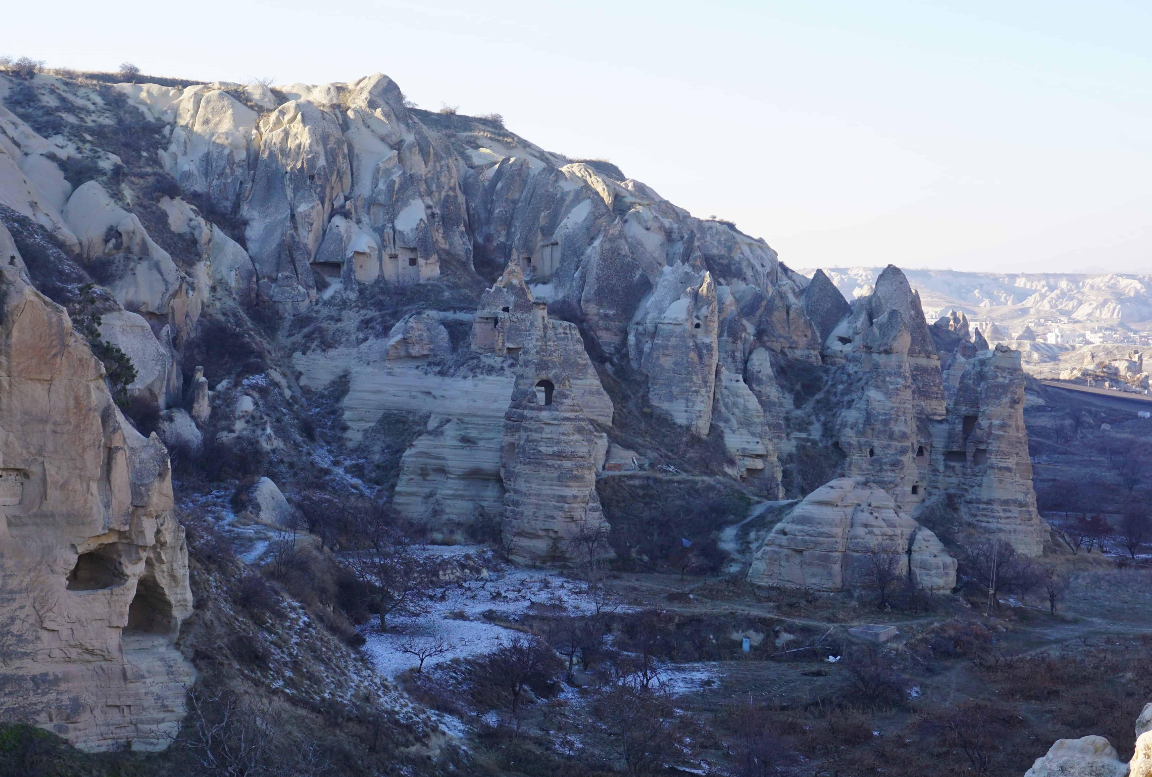 cappadocia turkey in winter