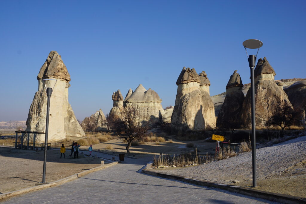 rock formations in pasabag (Monk's Valley), Cappadocia, Turkey.