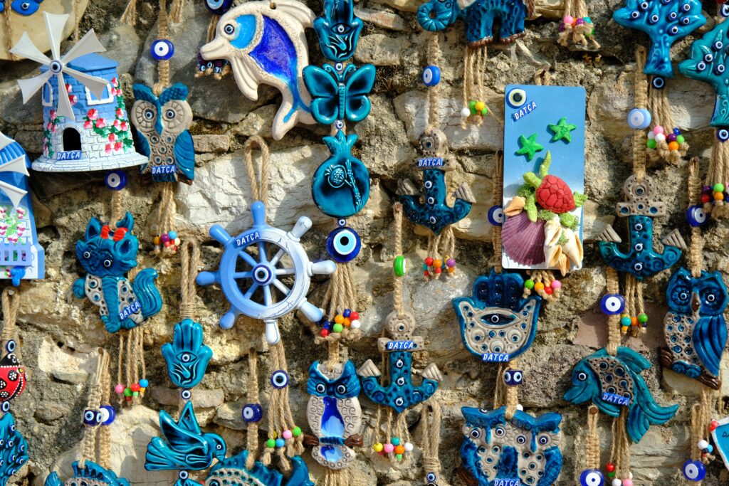 Fridge Magnets on display at a souvenir shop in Turkey